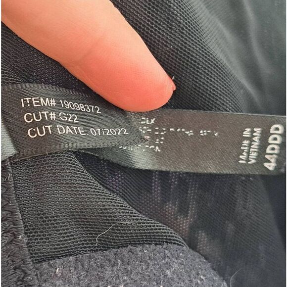 Torrid Women's Plus Size Dream Wire-Free Bra in Hygge Plaid Blue size 44 DDD - Picture 7 of 7